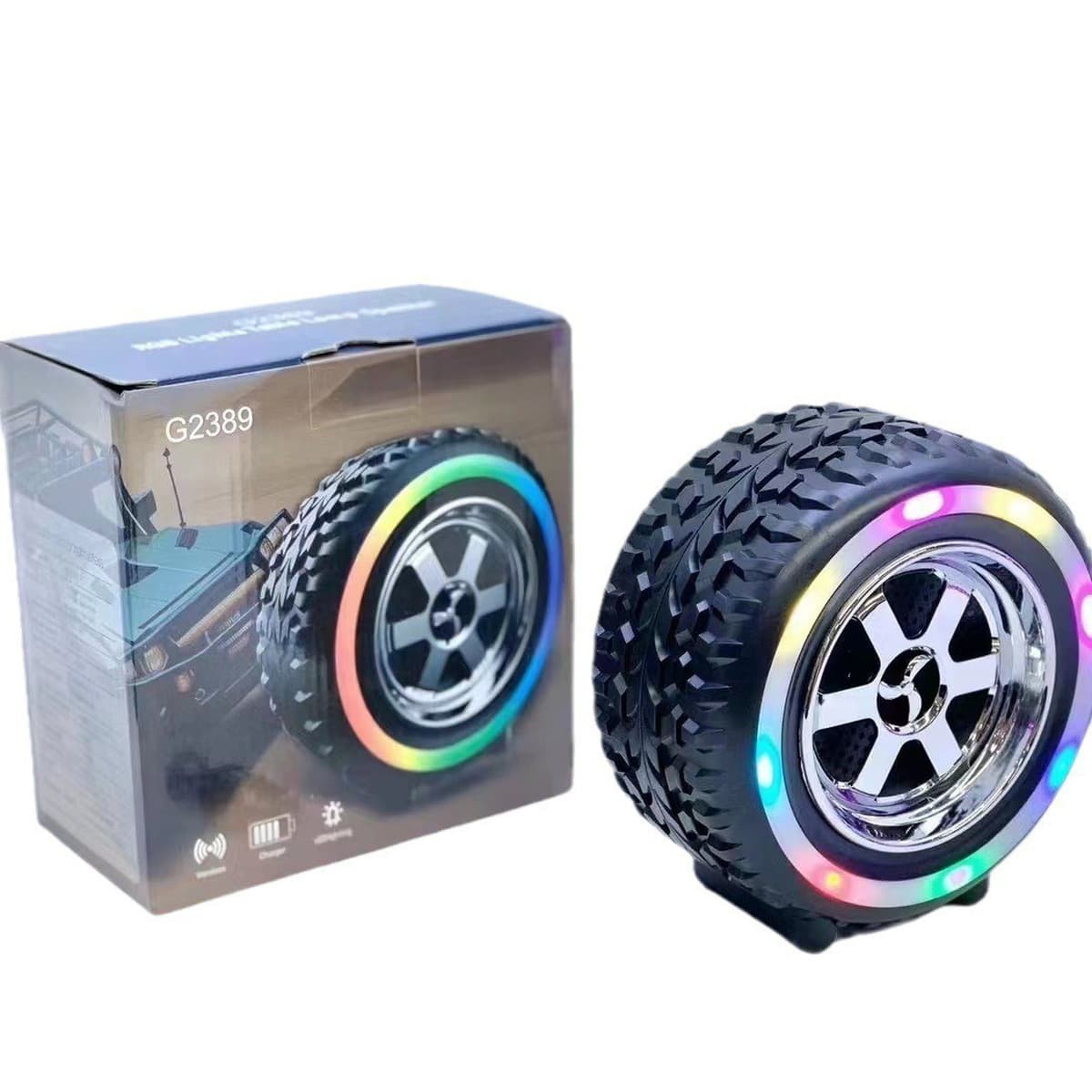 Портативная колонка G2389 "Тайр RGB" с Bluetooth 5.1 (ID-99)
