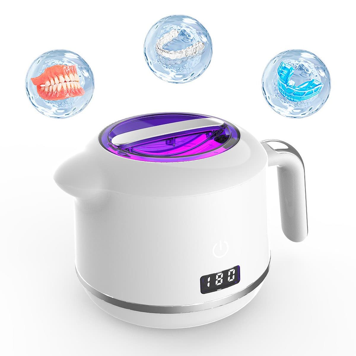 Ультразвуковой очиститель с UV-подсветкой (ID-153)