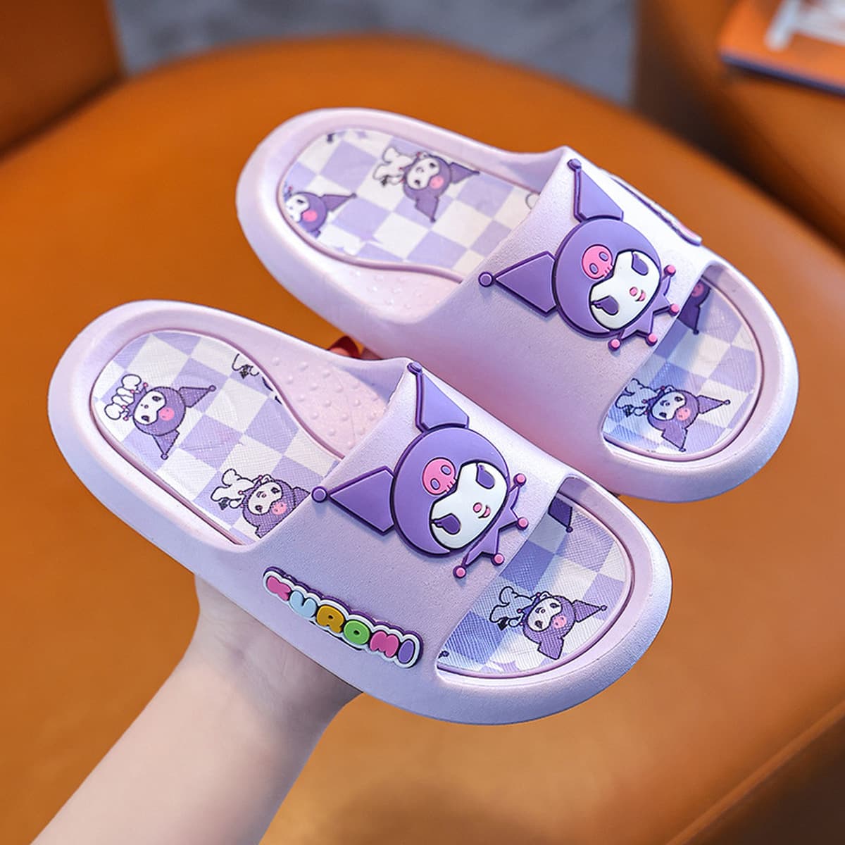 Оригинальные товары Sanrio, новые детские тапочки, летние милые домашние тапочки принцессы для мальчиков и девочек,...