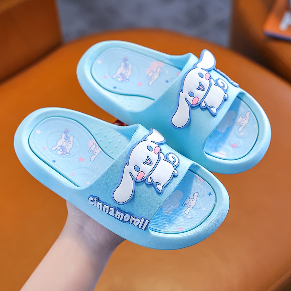 Оригинальные товары Sanrio, новые детские тапочки, летние милые домашние тапочки принцессы для мальчиков и девочек,...