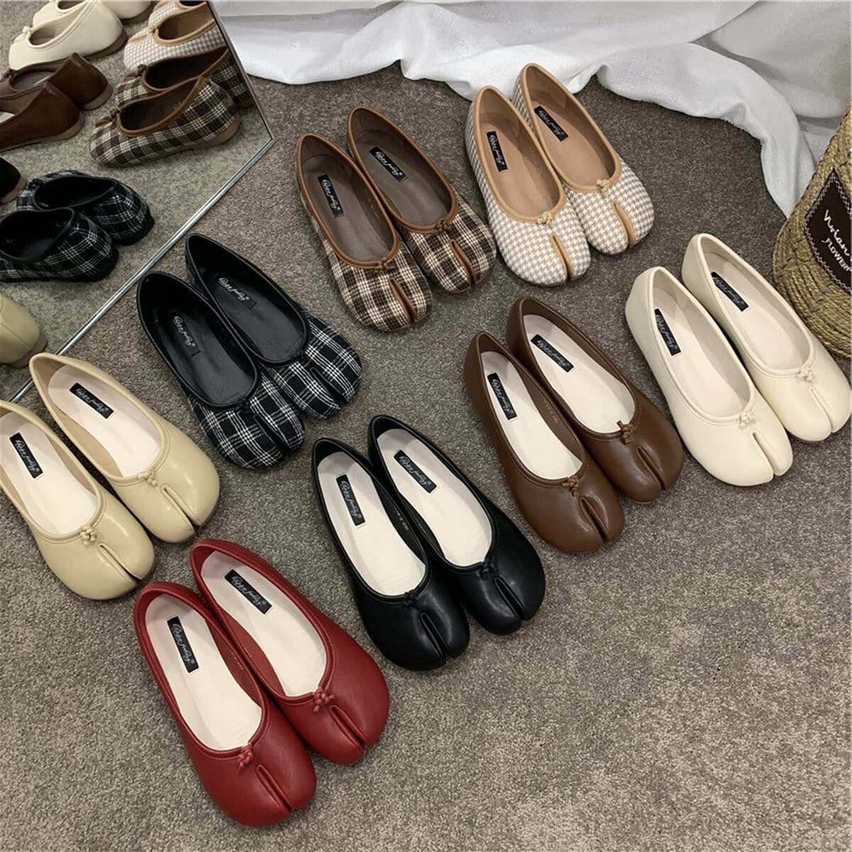 Doug Shoes Женская обувь 2021, новые летние туфли-рысики с разрезом на носке, туфли с ленивой подковой, туфли на плоской...