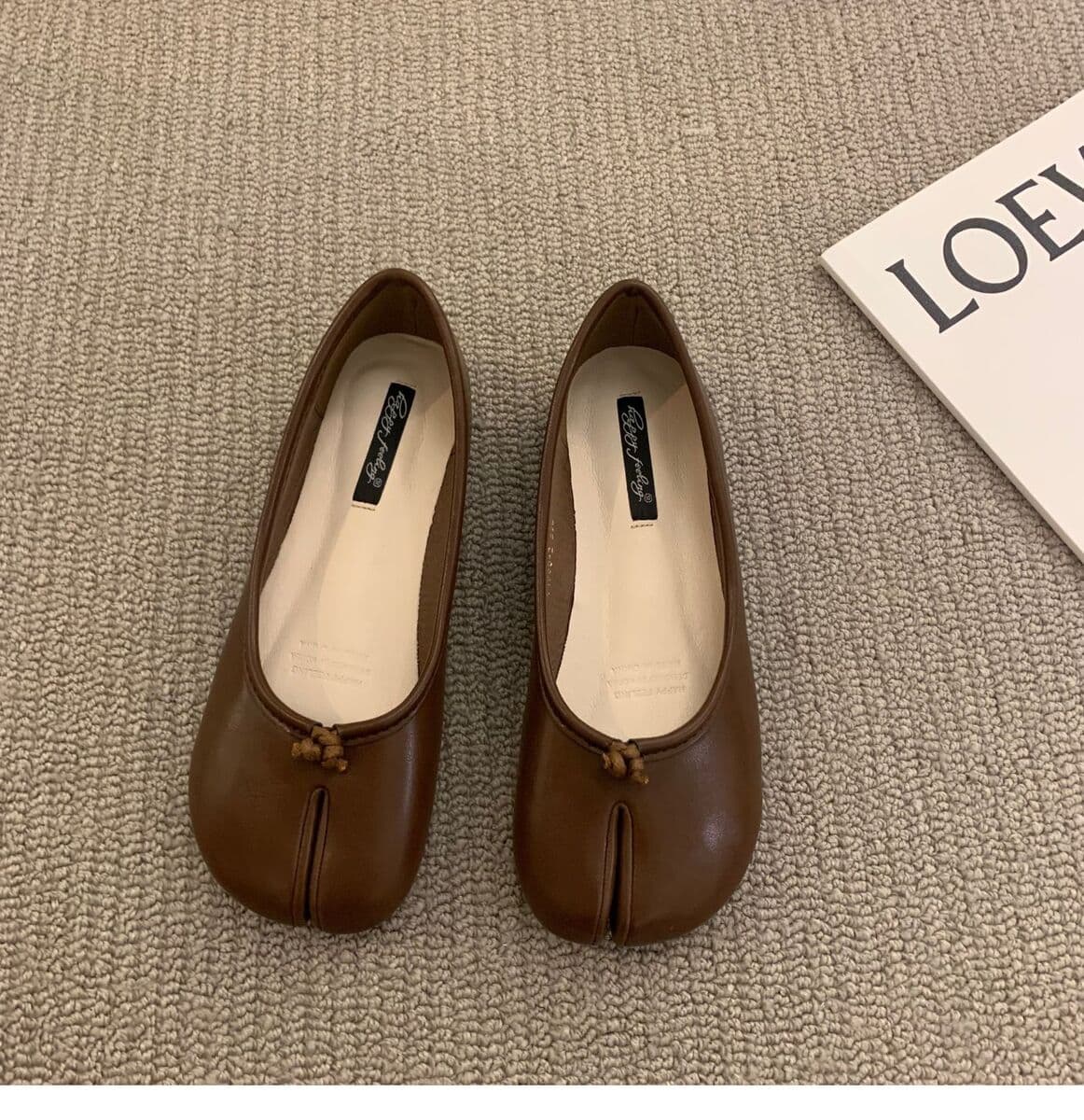 Doug Shoes Женская обувь 2021, новые летние туфли-рысики с разрезом на носке, туфли с ленивой подковой, туфли на плоской...