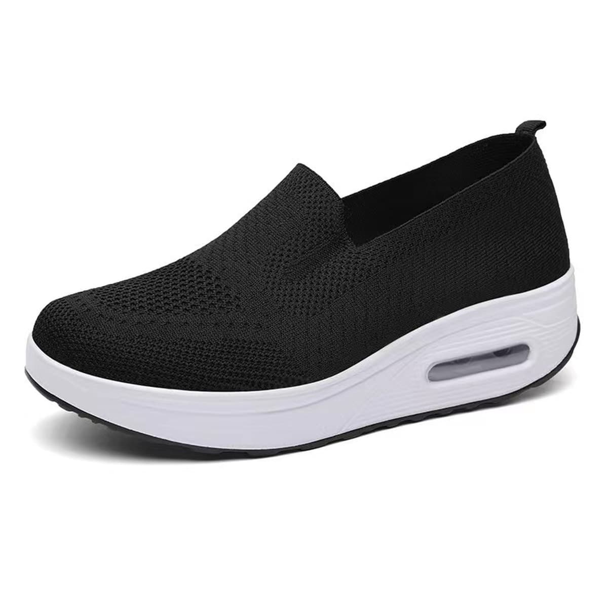 Спортивная обувь женщины трансграничная внешняя торговля 2025 новая толстая подошва надувная обувь повседневная лапша