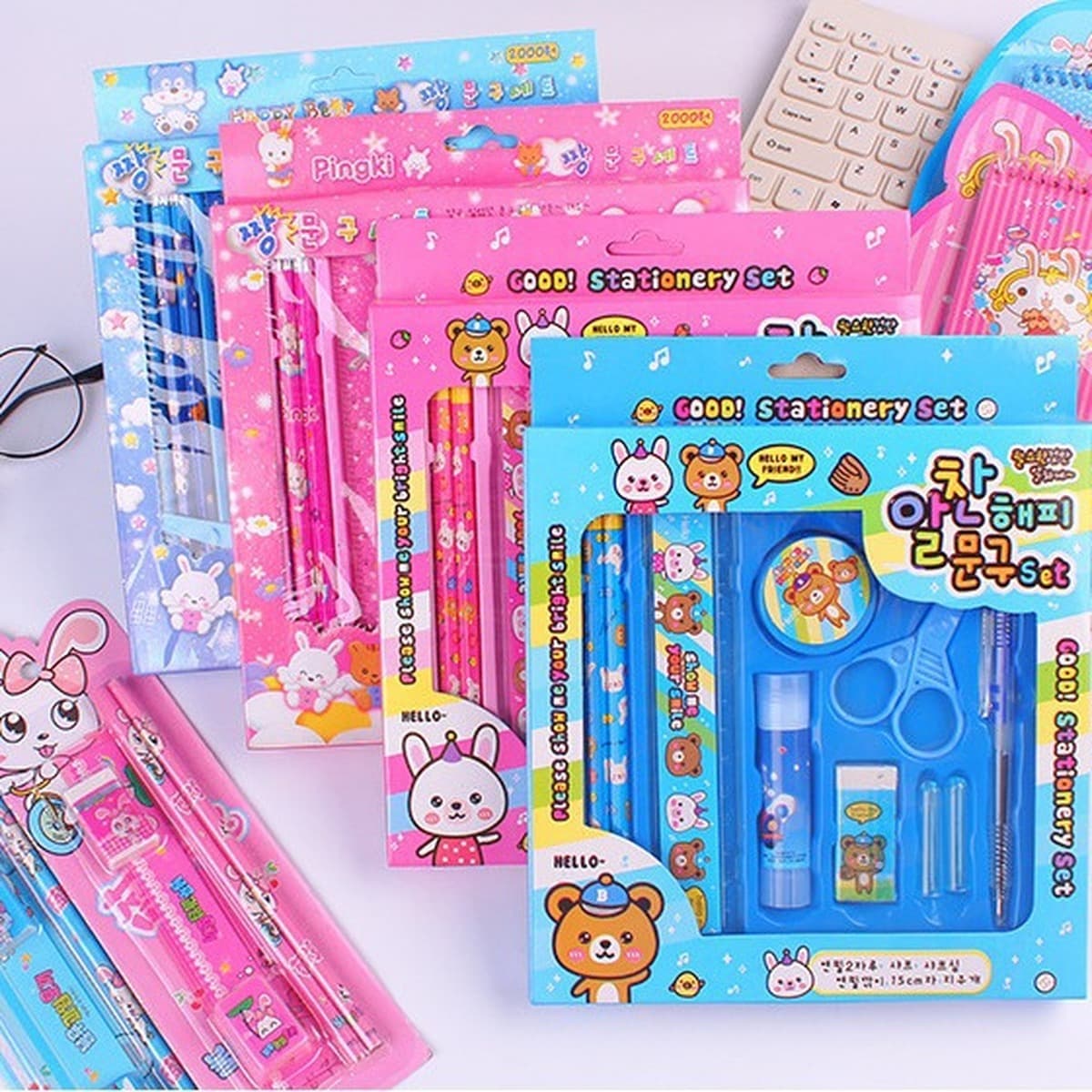 Канцелярский костюм канцелярская коробка для мальчиков и девочек школьные принадлежности Учащиеся начальной школы небольшой...