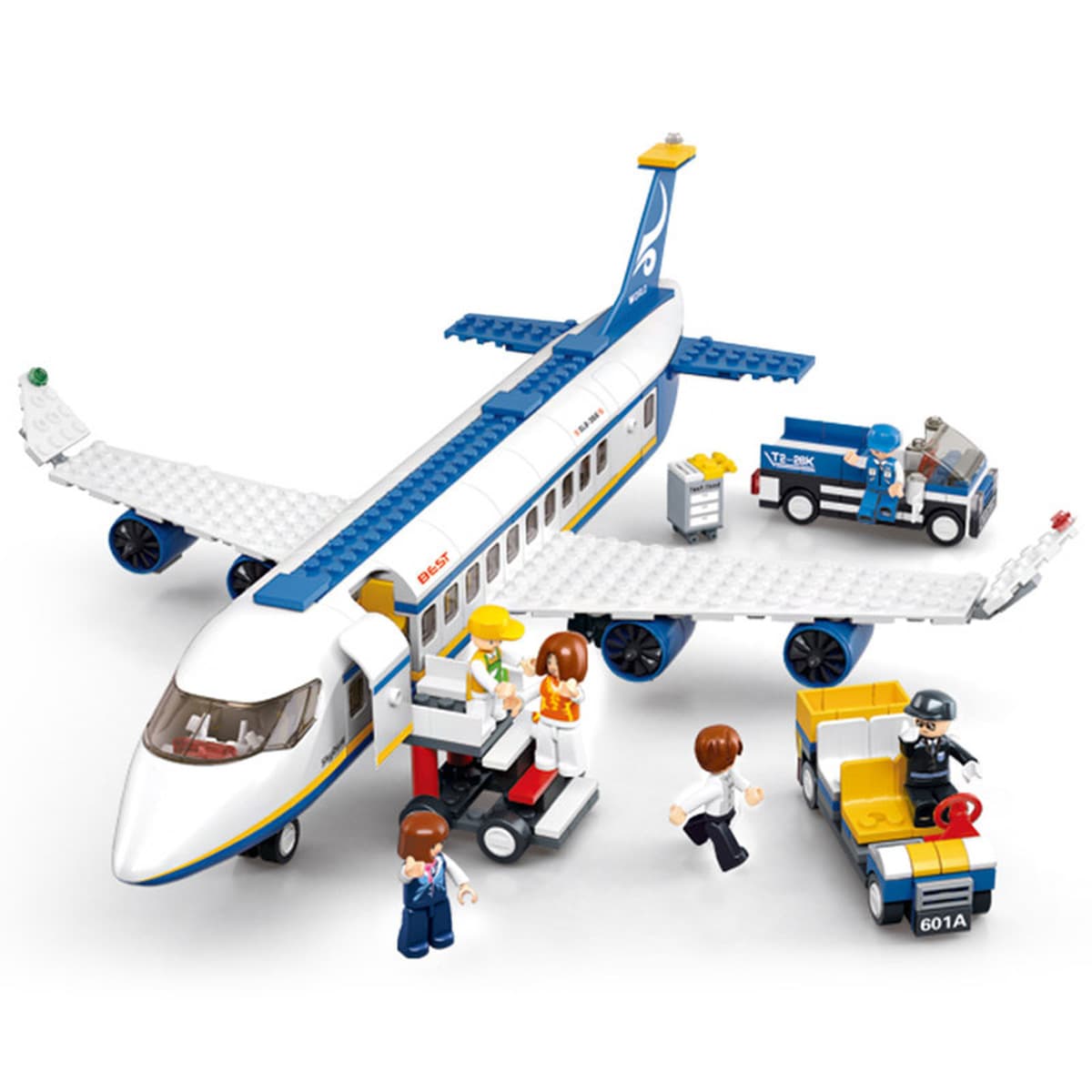 Little Luban 0366 строительный блок, модель космического шаттла, наземный Airbus, сборка для мальчиков, игрушка,...