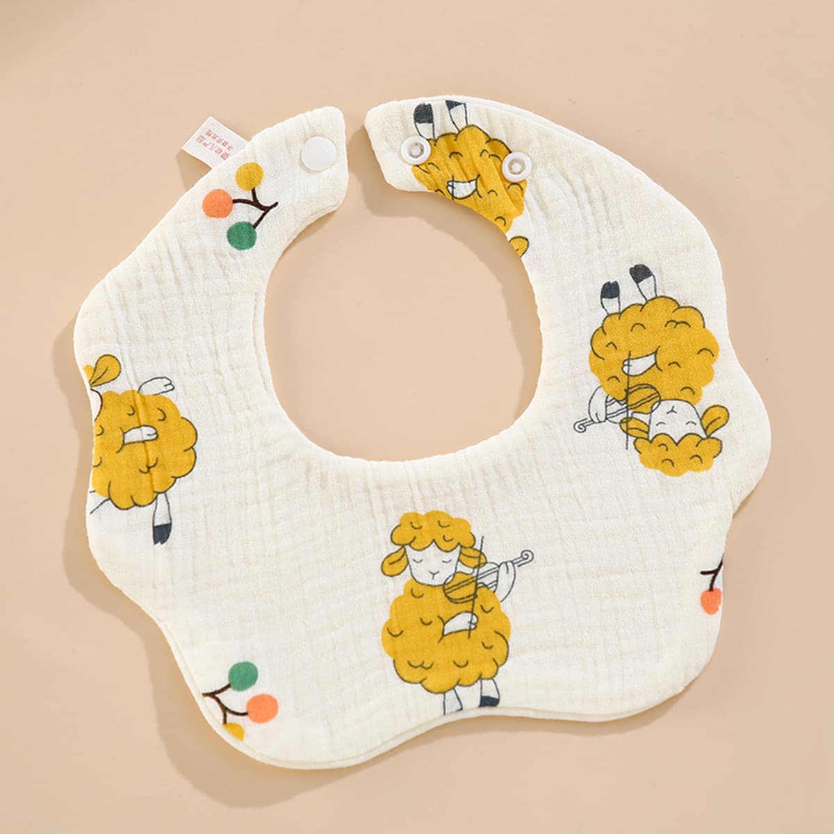 Хлопчатобумажный нагрудник типа Baby Симпатичное полотенце для рта для мужчин и женщин новорожденный ребенок впитывает воду,...