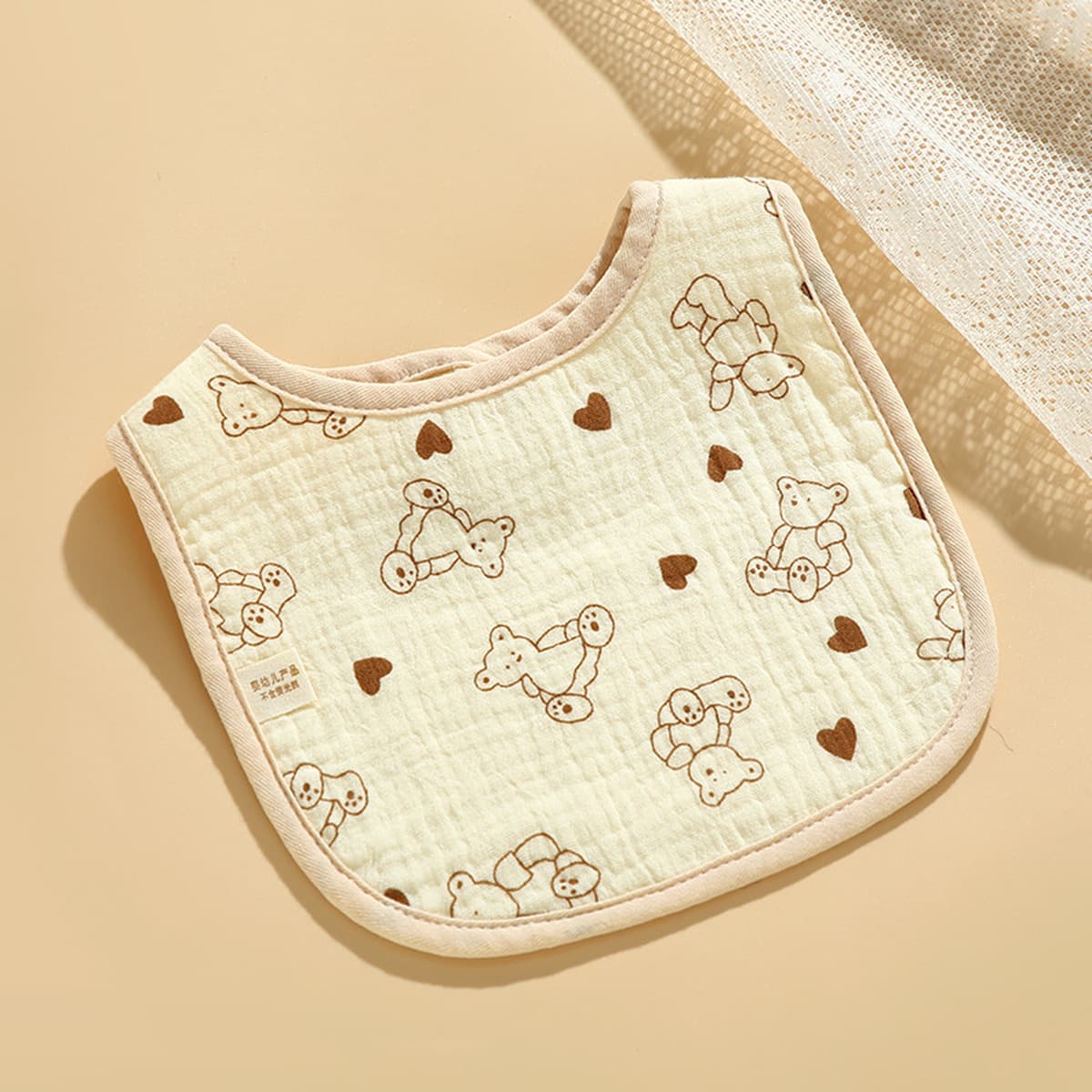 Детские нагрудники класса А, шестислойные круглые детские нагрудники с героями мультфильмов для новорожденных из чистого...