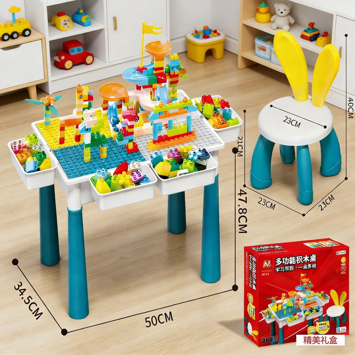 Детские строительные блоки с крупными частицами, совместимые с Lego Baby в сборе, большие От 3 до 6 лет Развивающие Игрушки...