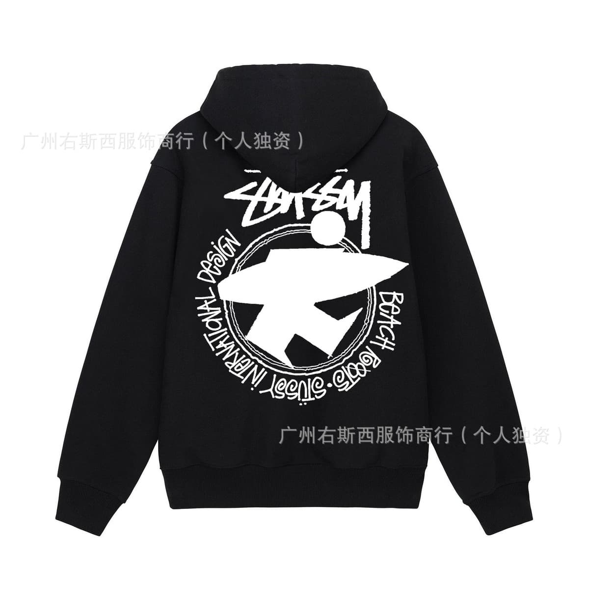Мужское худи Stussy Terry, высококачественный пуловер, свитшот в стиле парного образа, 700 г, плотный хлопок