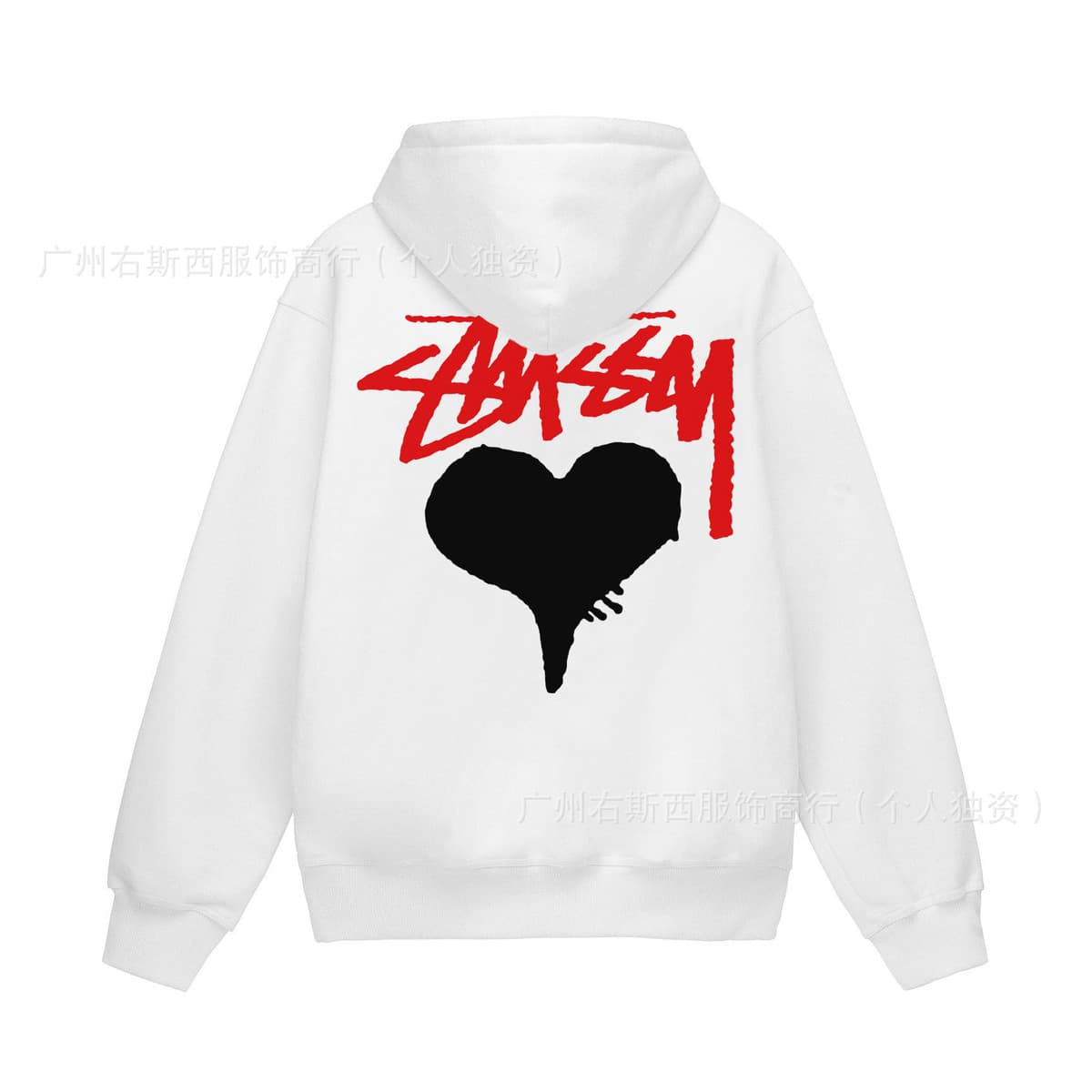 Мужское худи Stussy Terry, высококачественный пуловер, свитшот в стиле парного образа, 700 г, плотный хлопок