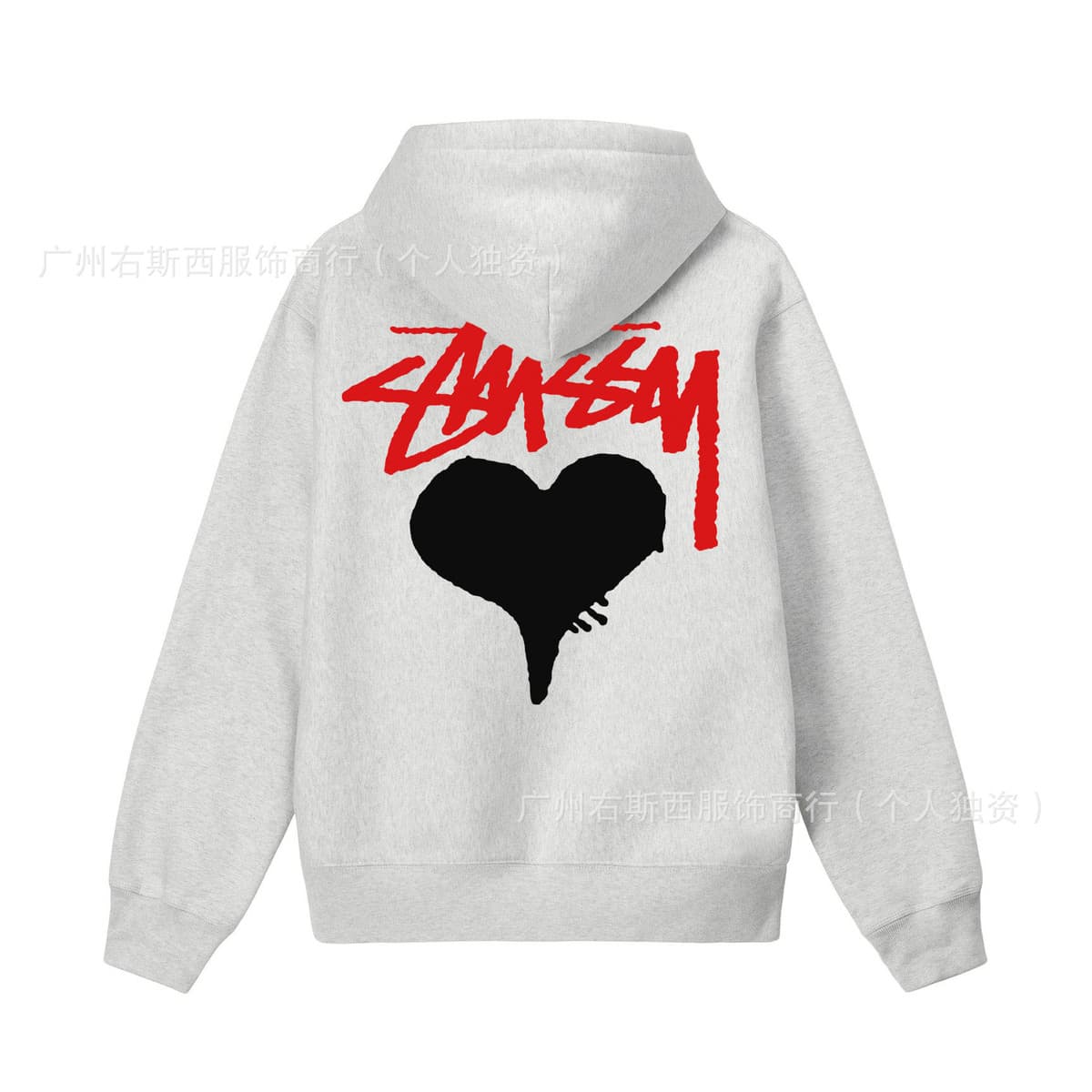 Мужское худи Stussy Terry, высококачественный пуловер, свитшот в стиле парного образа, 700 г, плотный хлопок