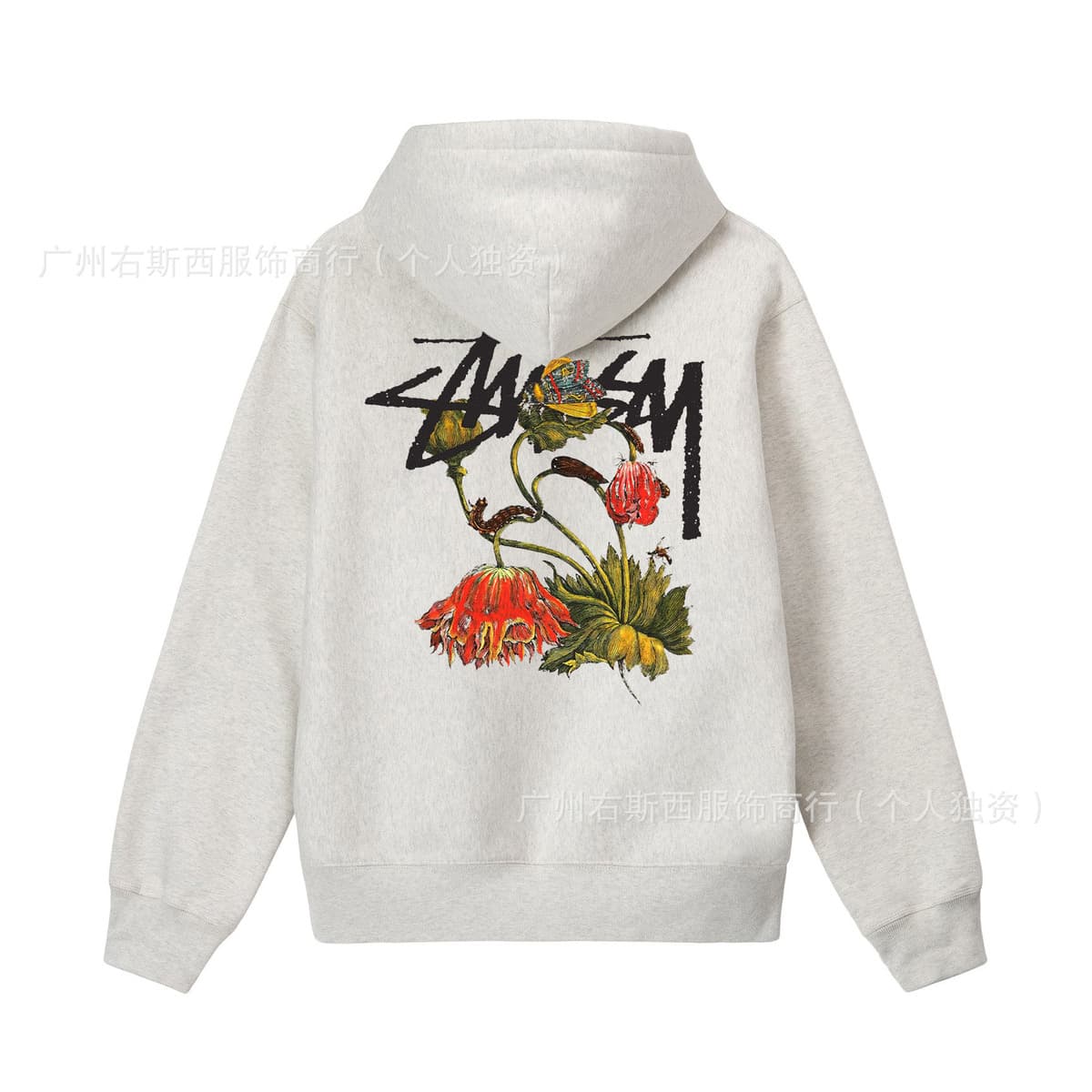 Мужское худи Stussy Terry, высококачественный пуловер, свитшот в стиле парного образа, 700 г, плотный хлопок