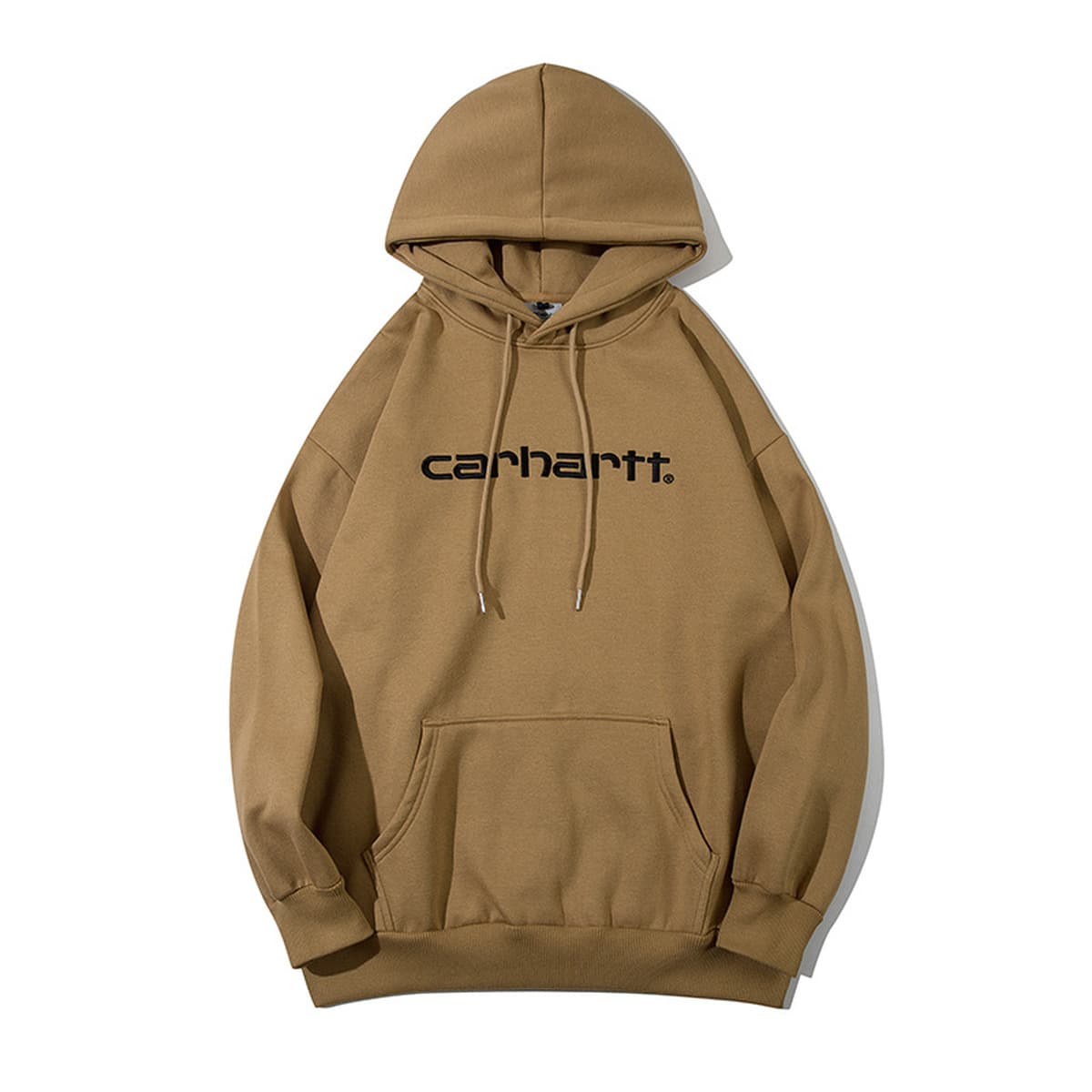 Carhartt пара толстовка с капюшоном с вышивкой и принтом плюс плюшевый тяжелый пуловер с круглым вырезом весенне-осенняя...