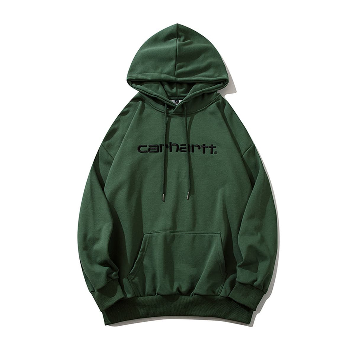 Carhartt пара толстовка с капюшоном с вышивкой и принтом плюс плюшевый тяжелый пуловер с круглым вырезом весенне-осенняя...