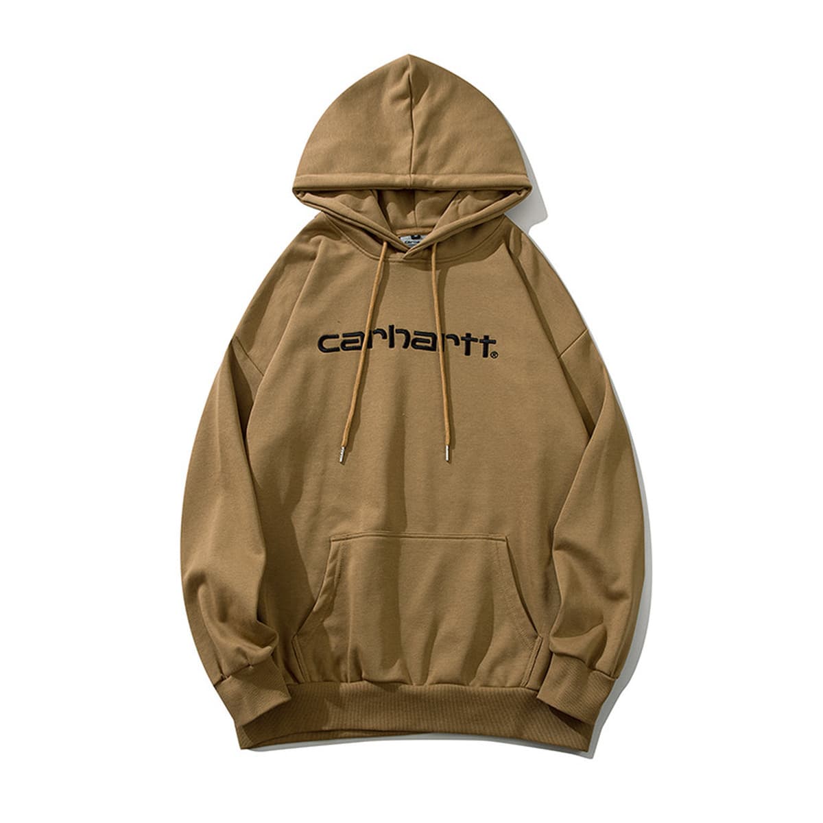 Carhartt пара толстовка с капюшоном с вышивкой и принтом плюс плюшевый тяжелый пуловер с круглым вырезом весенне-осенняя...