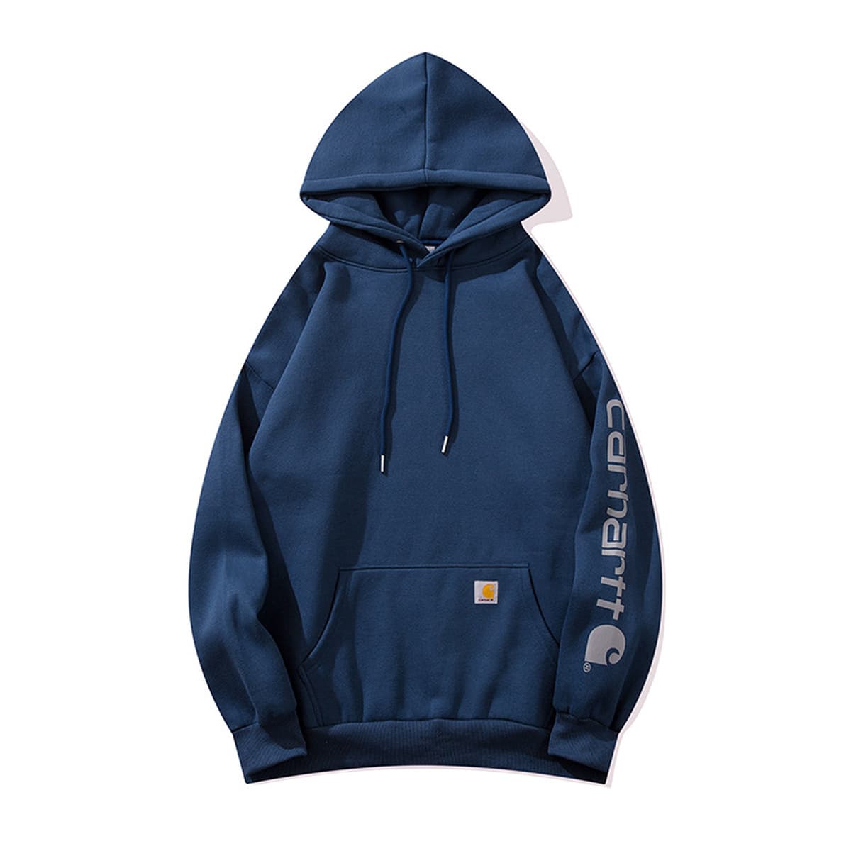 Carhartt пара толстовка с капюшоном с вышивкой и принтом плюс плюшевый тяжелый пуловер с круглым вырезом весенне-осенняя...
