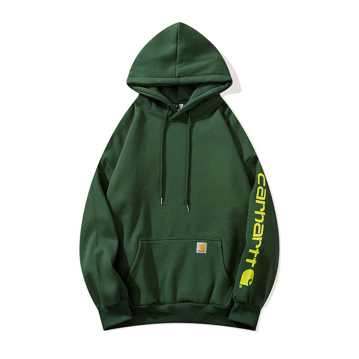 Carhartt пара толстовка с капюшоном с вышивкой и принтом плюс плюшевый тяжелый пуловер с круглым вырезом весенне-осенняя...