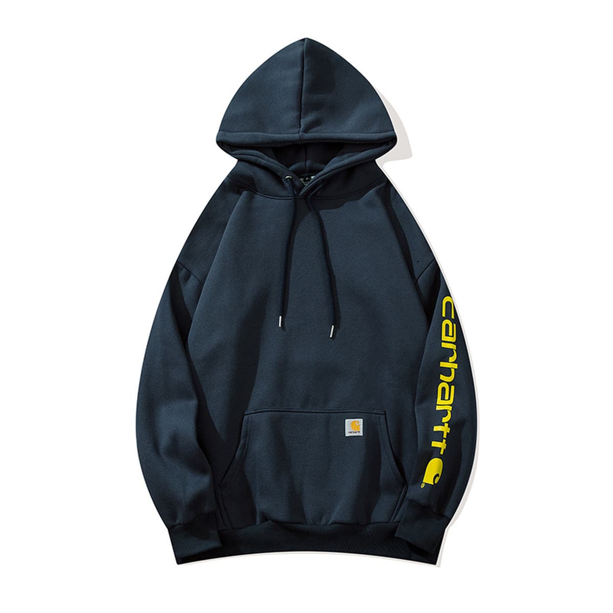 Carhartt пара толстовка с капюшоном с вышивкой и принтом плюс плюшевый тяжелый пуловер с круглым вырезом весенне-осенняя...