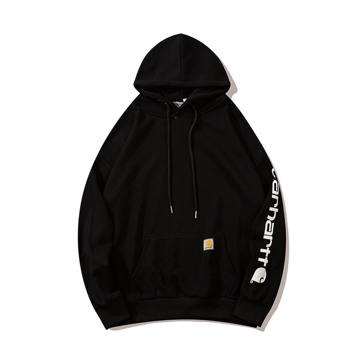 Carhartt пара толстовка с капюшоном с вышивкой и принтом плюс плюшевый тяжелый пуловер с круглым вырезом весенне-осенняя...