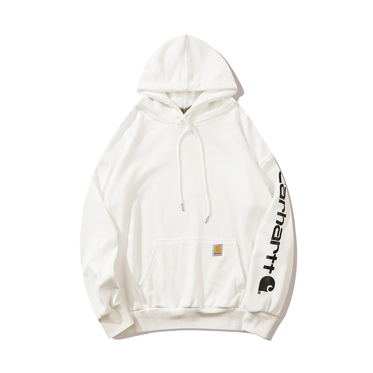 Carhartt пара толстовка с капюшоном с вышивкой и принтом плюс плюшевый тяжелый пуловер с круглым вырезом весенне-осенняя...