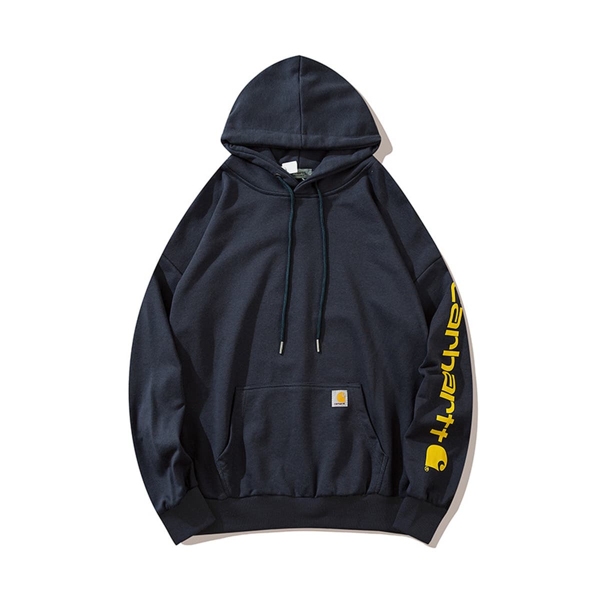 Carhartt пара толстовка с капюшоном с вышивкой и принтом плюс плюшевый тяжелый пуловер с круглым вырезом весенне-осенняя...
