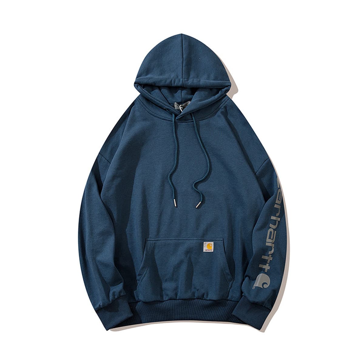 Carhartt пара толстовка с капюшоном с вышивкой и принтом плюс плюшевый тяжелый пуловер с круглым вырезом весенне-осенняя...