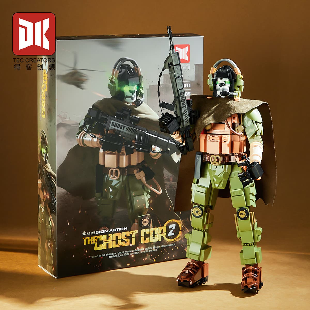 Deke 7066 египетский фараон собака Коллекционная модель Меха детская образовательная сборка строительный блок игрушка...