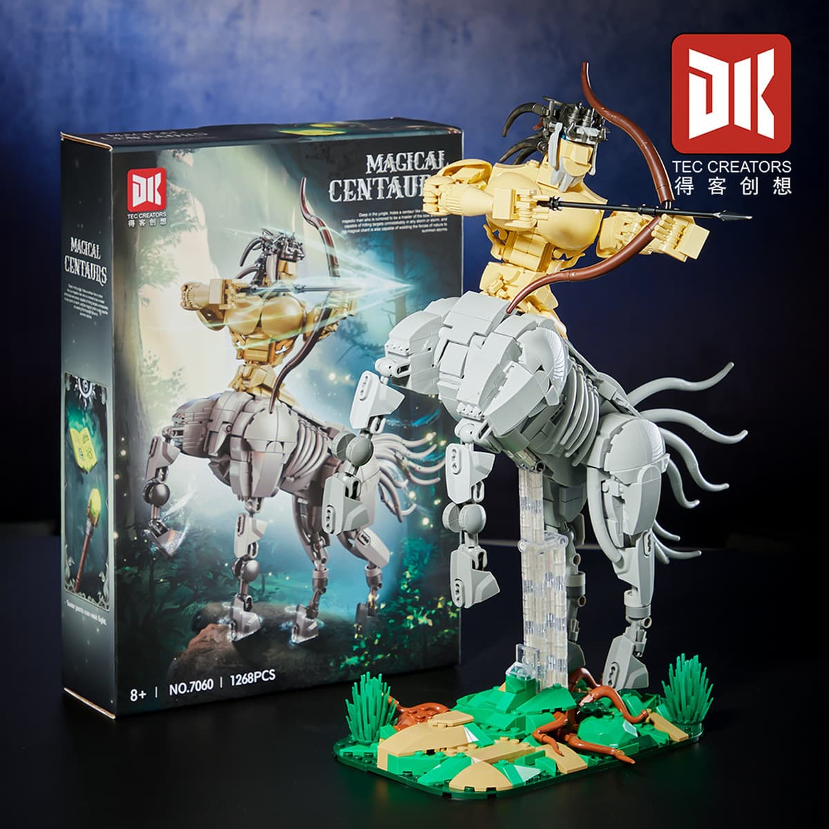 Deke 7066 египетский фараон собака Коллекционная модель Меха детская образовательная сборка строительный блок игрушка...