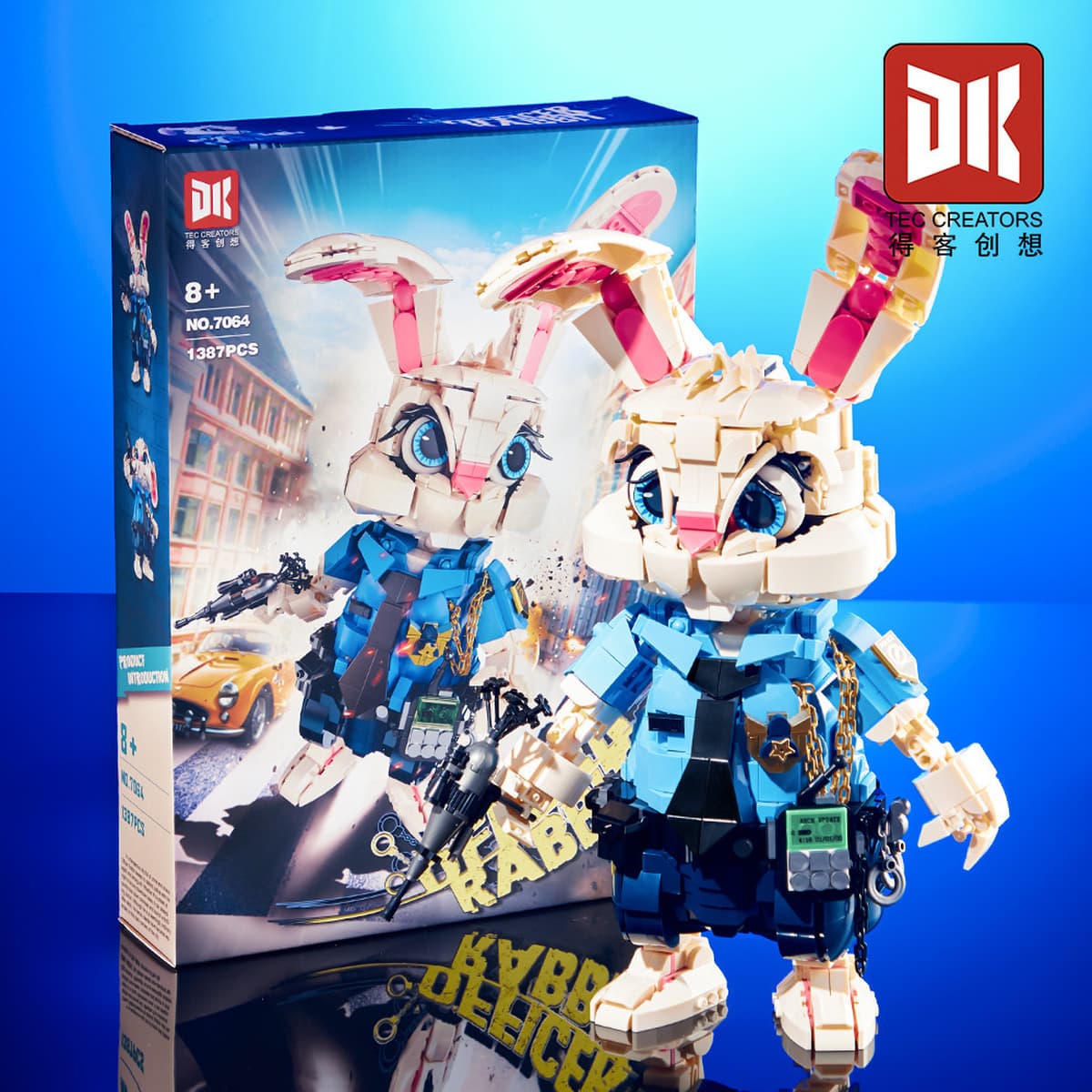 Deke 7066 египетский фараон собака Коллекционная модель Меха детская образовательная сборка строительный блок игрушка...