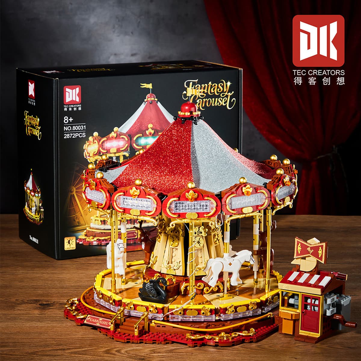 Deke 7066 египетский фараон собака Коллекционная модель Меха детская образовательная сборка строительный блок игрушка...