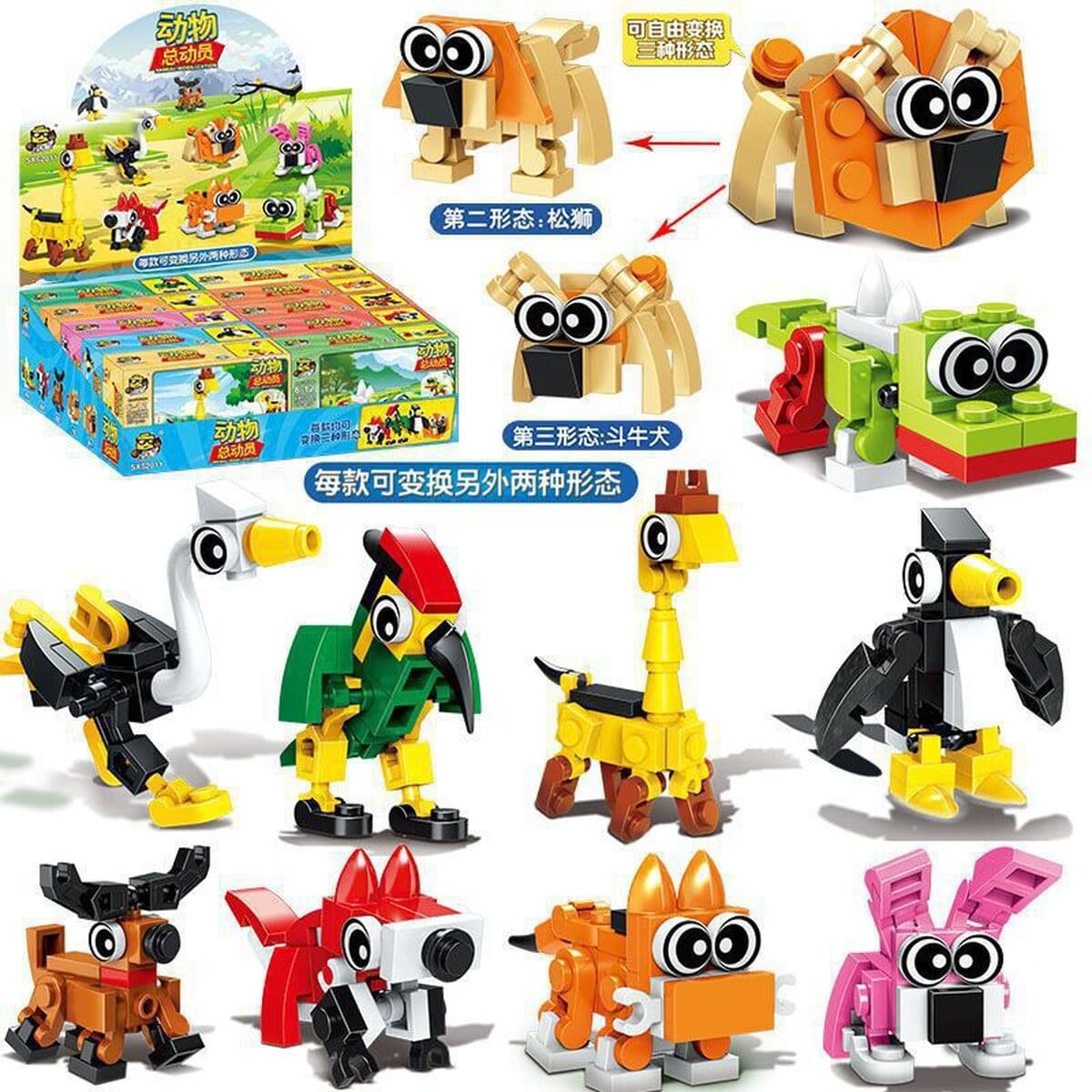 Xiaomingxing совместим с детскими собранными строительными блоками Lego, детский сад, раннее образование, образовательные...