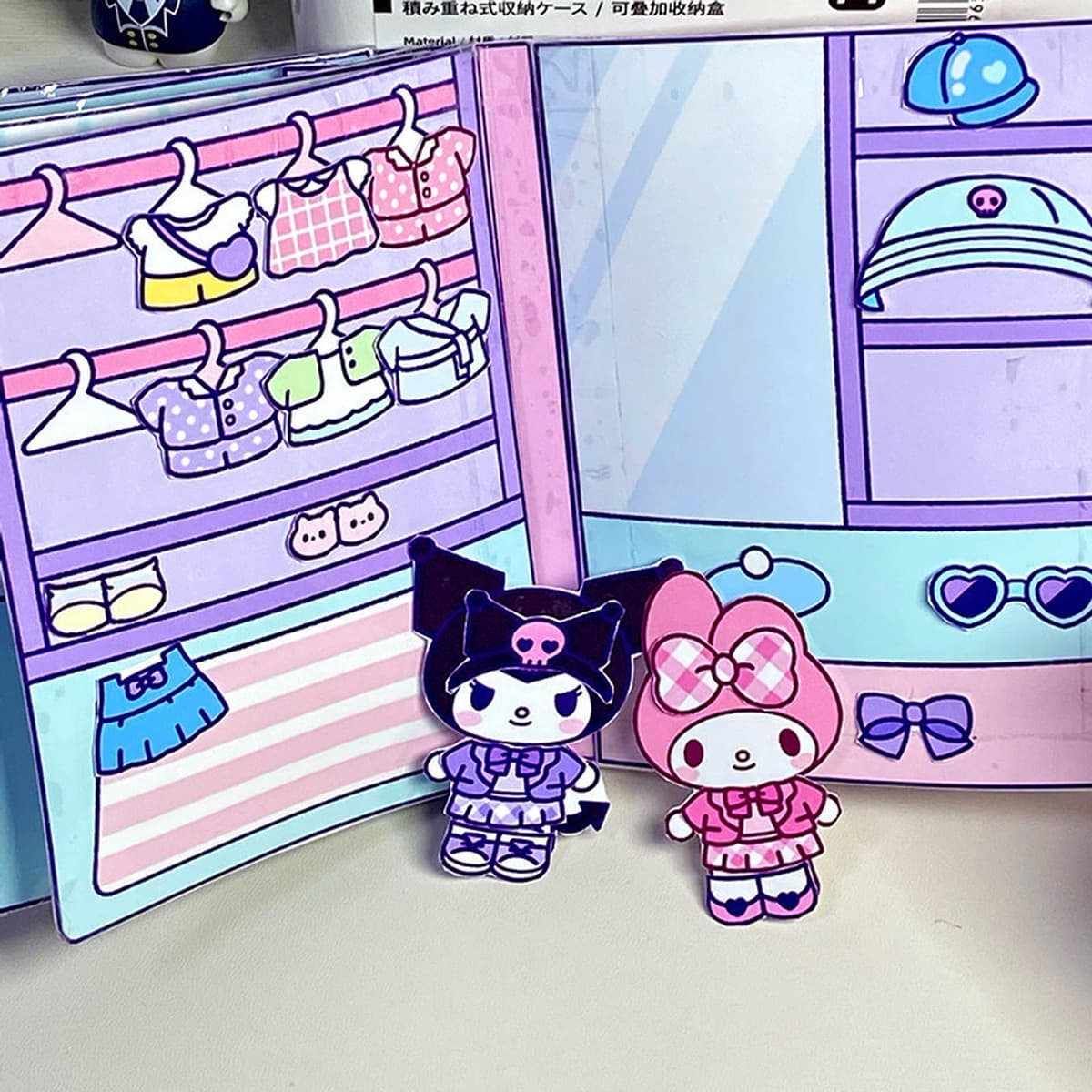 Самодельный Cut-Free Тихая книга DIY Sanrio Egg Party Упражнение Детские руки-на способности Девушки в наличии