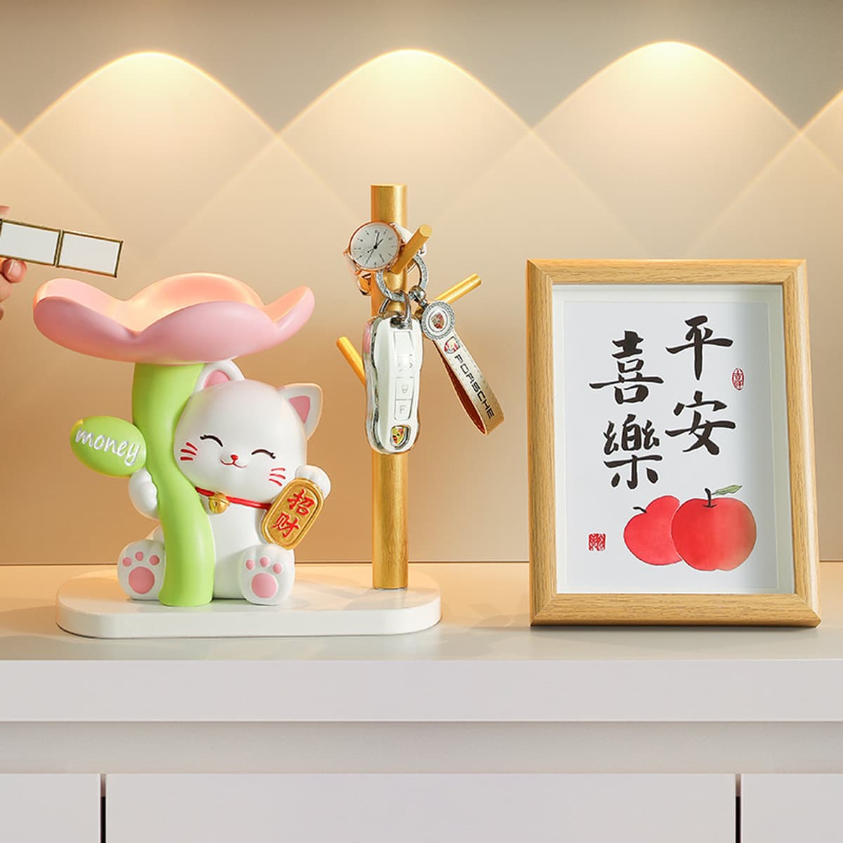 Украшения для домашнего хранения Lucky Cherry Cat новоселье новый дом гостиная стол украшение для учебы подарок