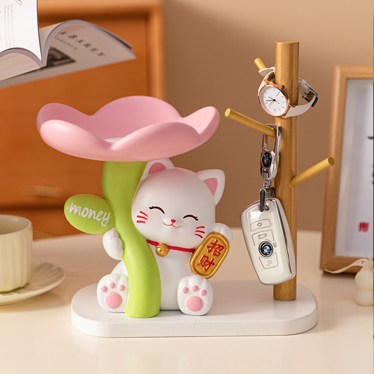 Украшения для домашнего хранения Lucky Cherry Cat новоселье новый дом гостиная стол украшение для учебы подарок