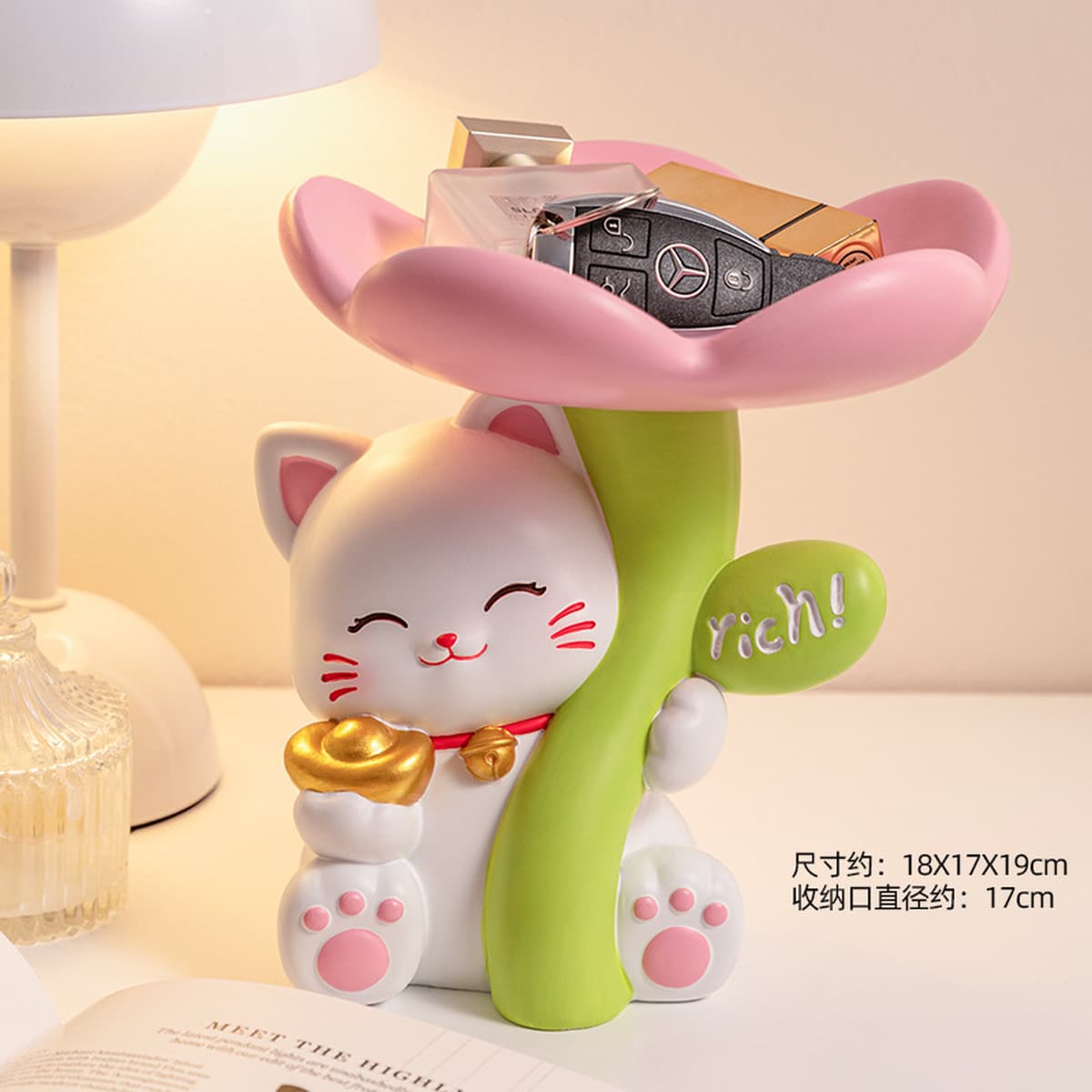 Украшения для домашнего хранения Lucky Cherry Cat новоселье новый дом гостиная стол украшение для учебы подарок