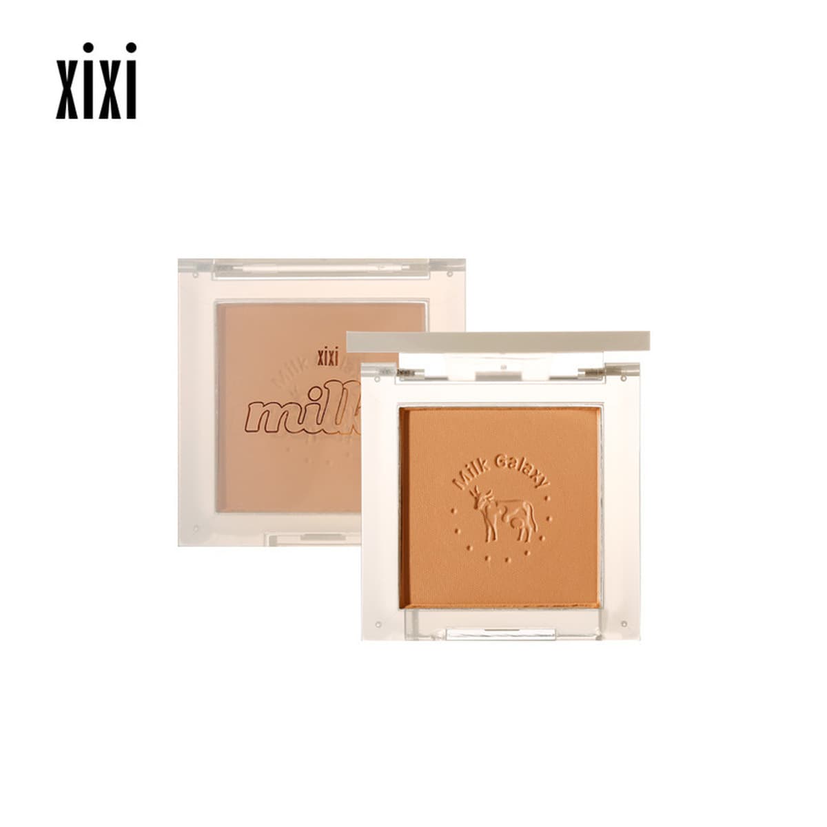 Xixi Milk Xinghe Мягкий туман румянца новичок маленький портативный натуральный обнаженный макияж Матовый чай с молоком