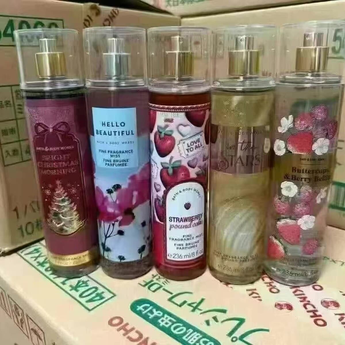 Американский кросс-бордерный спрей для тела Bath&Body Works/BBW, освежающий и увлажняющий парфюм для тела, коллекция 236 мл