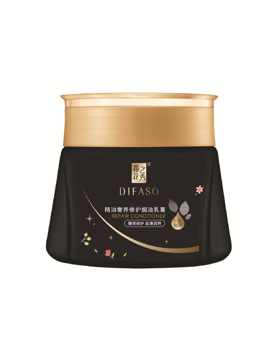 Tihuazhixiu Luxury Nouching Repair Масло для выпечки Крем Эфирное масло Маска для волос Мягкая приправа для волос Пермь Уход...