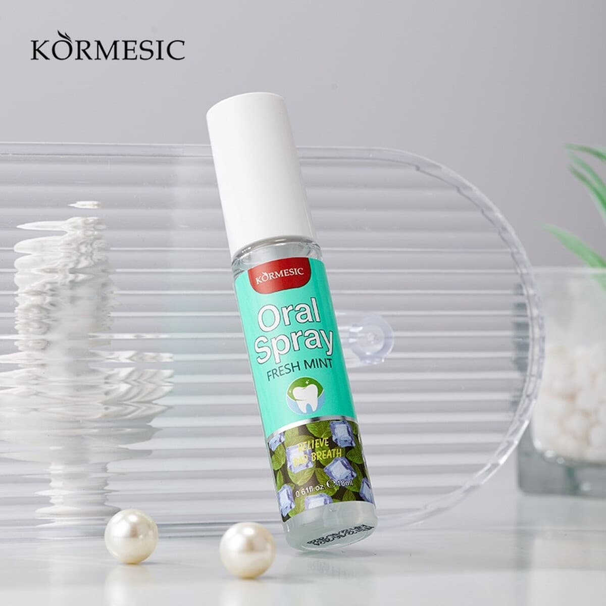 KORMESIC Свежий Мятный Спрей для полости рта Oral spray