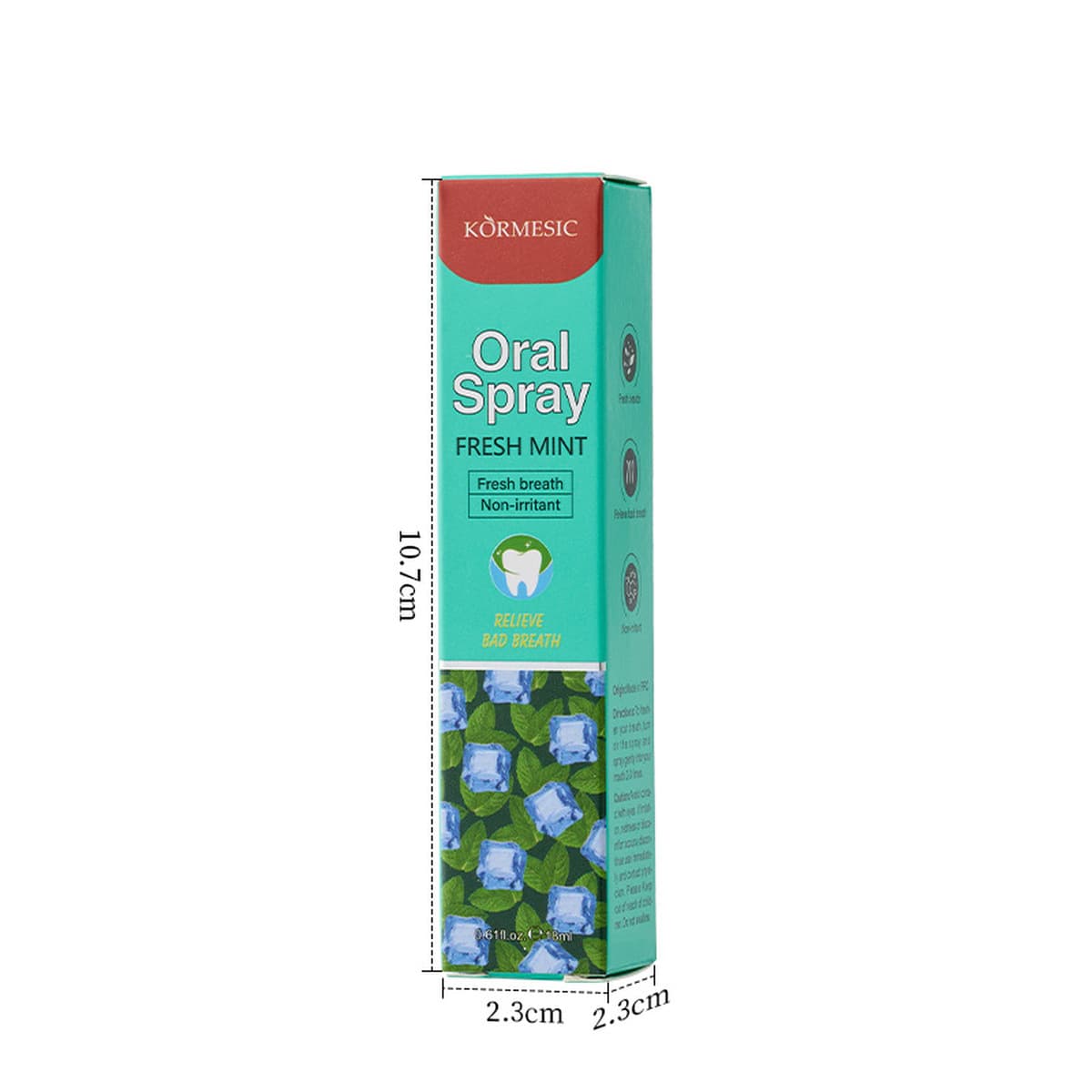 KORMESIC Свежий Мятный Спрей для полости рта Oral spray