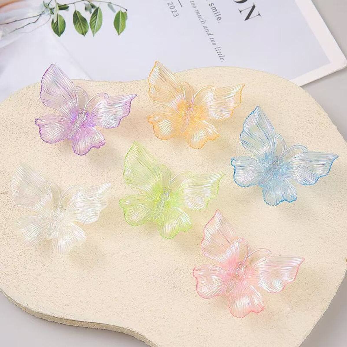 Аксессуары для ювелирных изделий DIY Fairy Butterfly многоцветная фэнтезийная бабочка