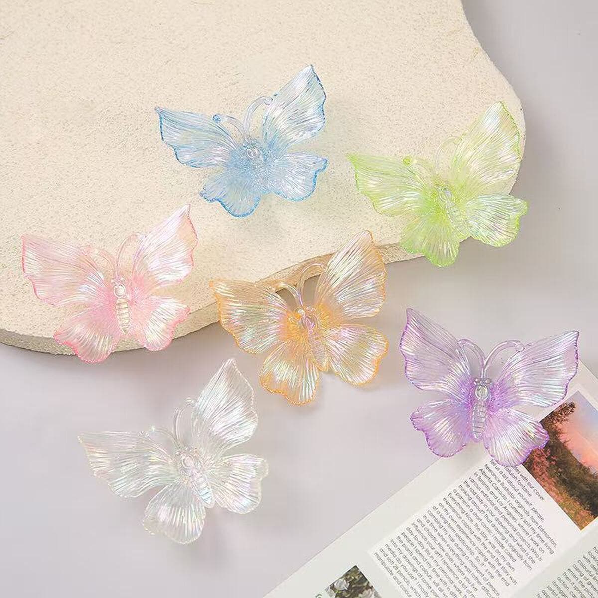 Аксессуары для ювелирных изделий DIY Fairy Butterfly многоцветная фэнтезийная бабочка