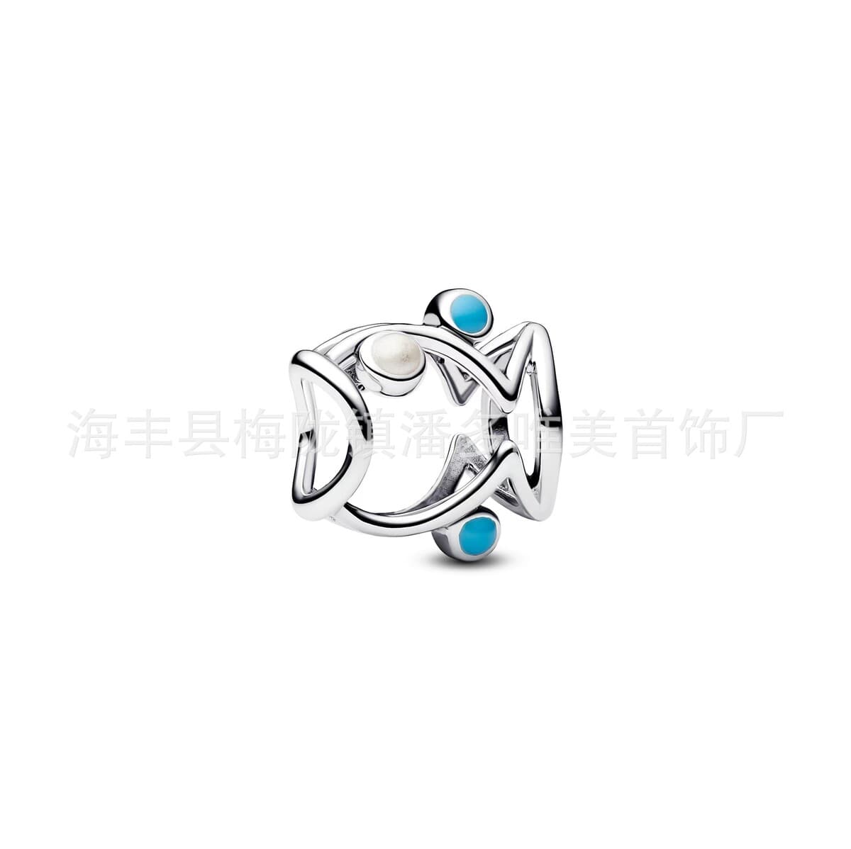 Подвеска Panjia из белой меди с серебряным покрытием S925, новая подвеска-бабочка, бусины, аксессуары для рукоделия в форме...