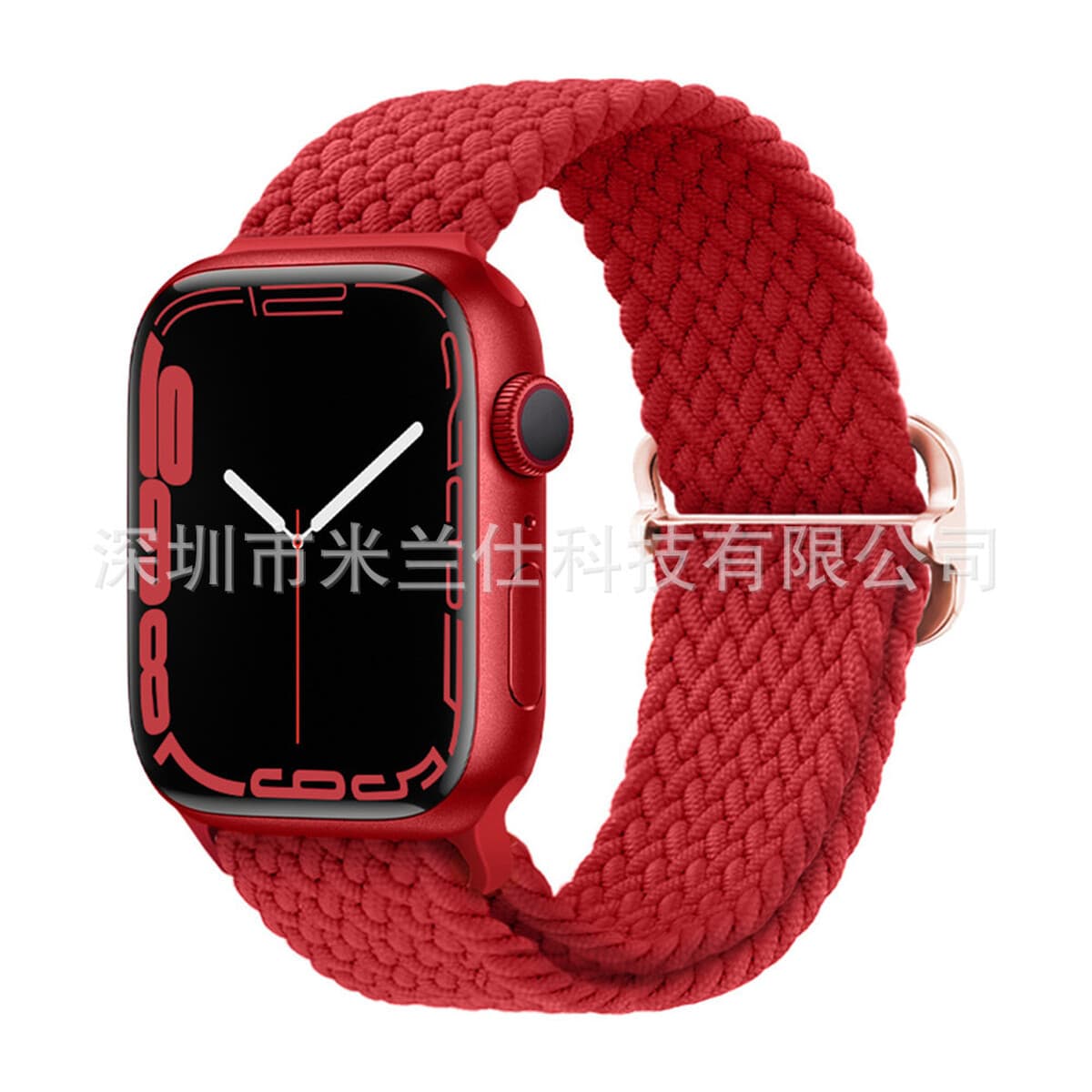 Нейлоновый плетеный ремешок для Apple iWatch 45678910, Apple Ultra 2, эластичный ремешок с застежкой-слайдером S11