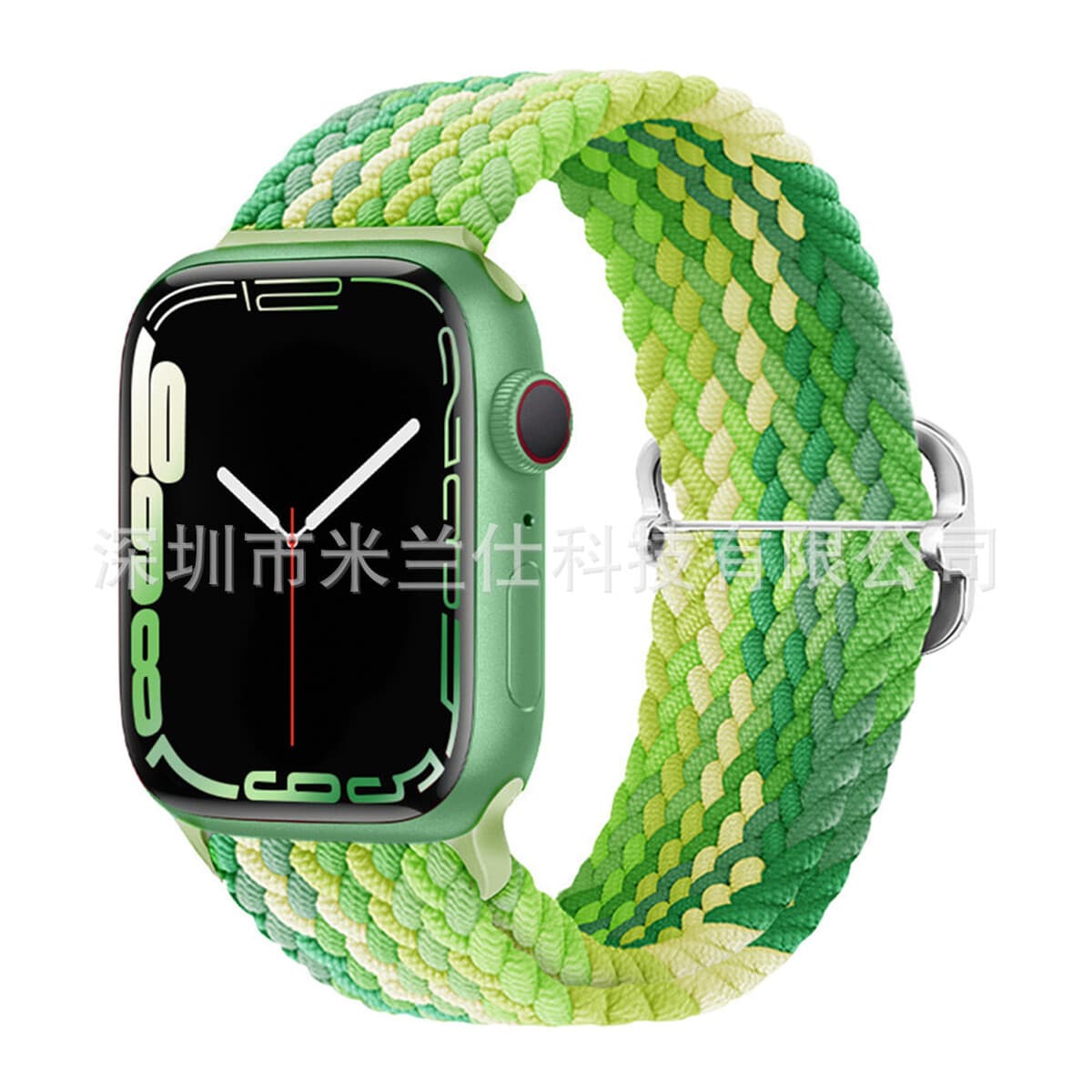 Нейлоновый плетеный ремешок для Apple iWatch 45678910, Apple Ultra 2, эластичный ремешок с застежкой-слайдером S11