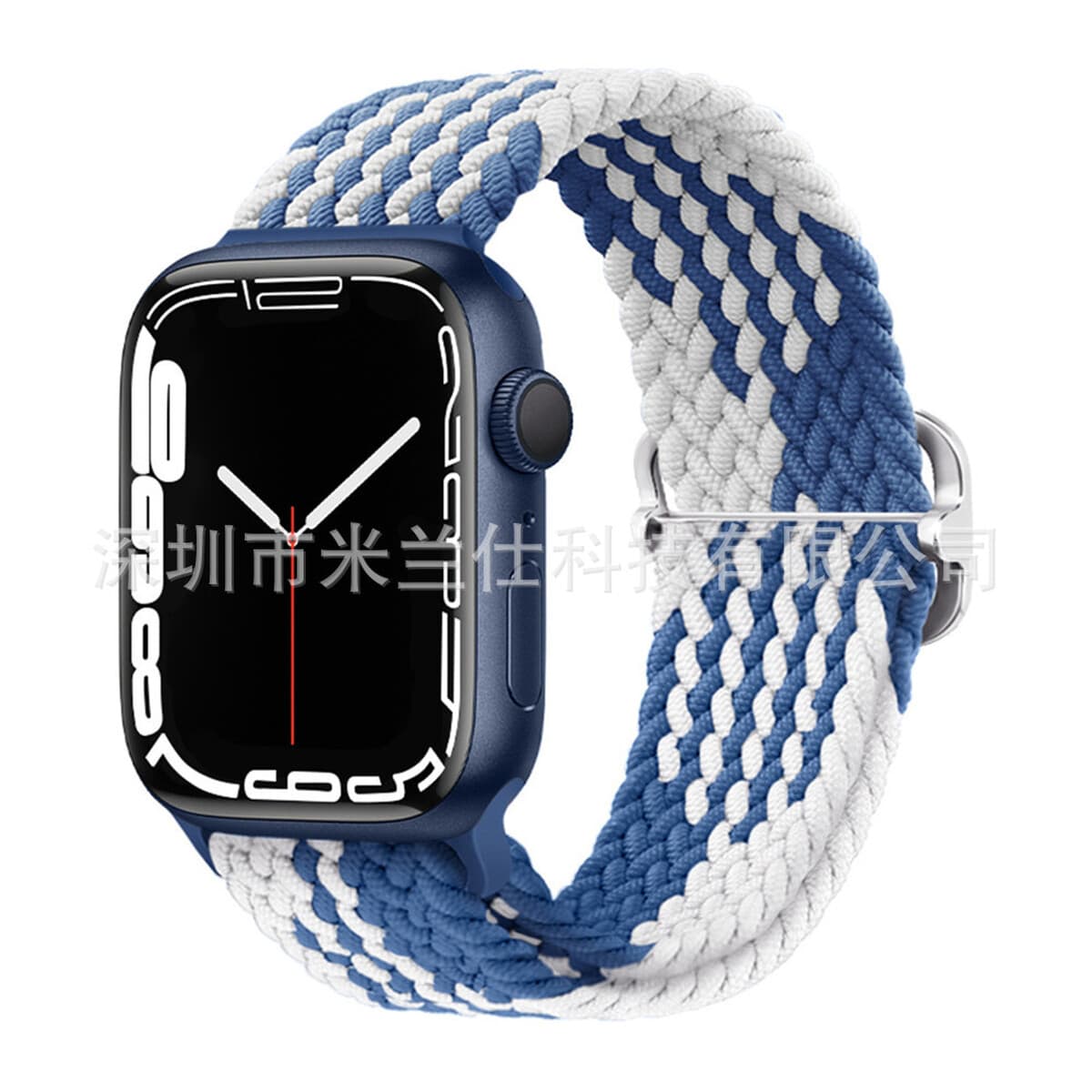 Нейлоновый плетеный ремешок для Apple iWatch 45678910, Apple Ultra 2, эластичный ремешок с застежкой-слайдером S11