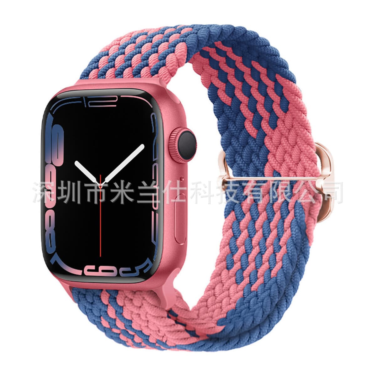 Нейлоновый плетеный ремешок для Apple iWatch 45678910, Apple Ultra 2, эластичный ремешок с застежкой-слайдером S11