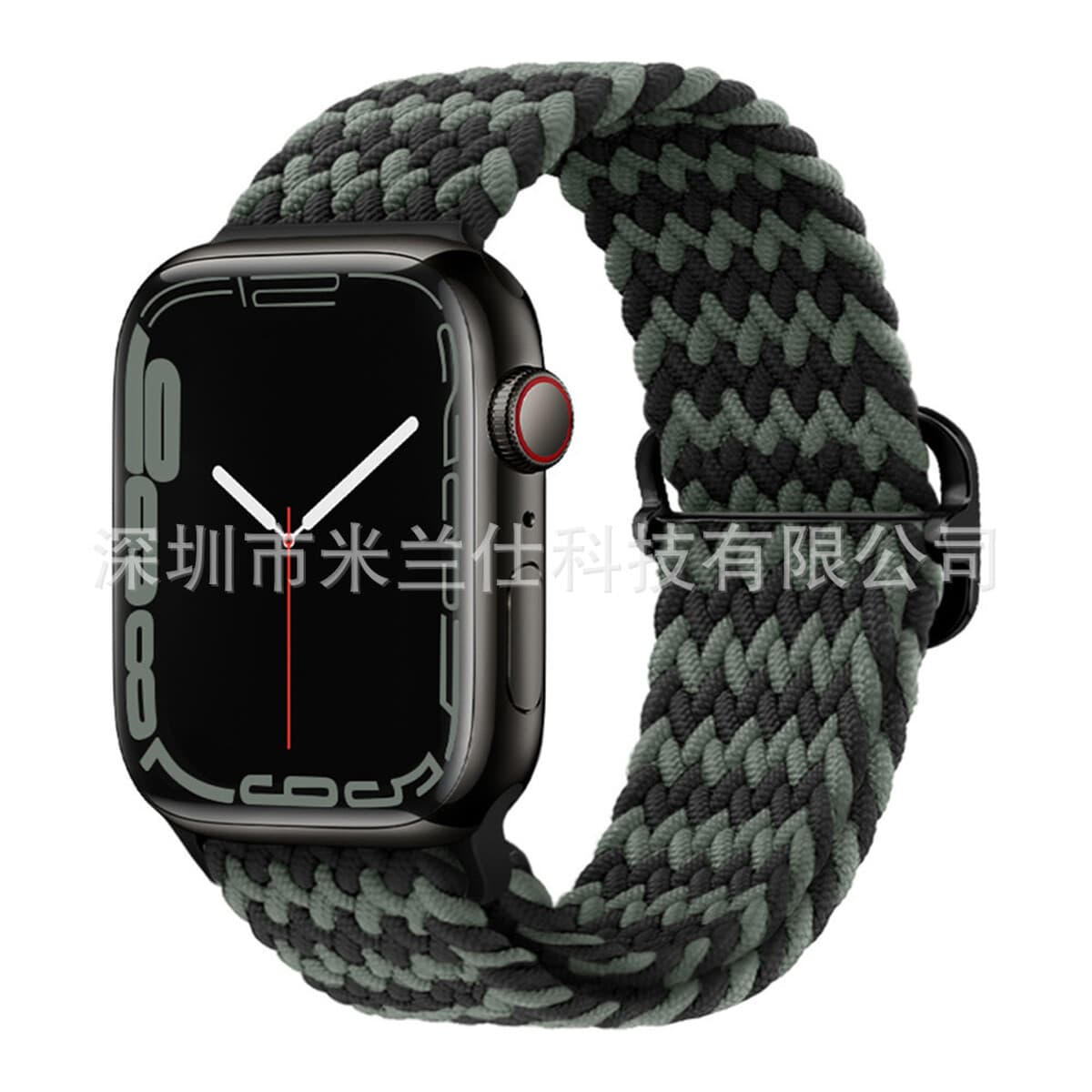Нейлоновый плетеный ремешок для Apple iWatch 45678910, Apple Ultra 2, эластичный ремешок с застежкой-слайдером S11