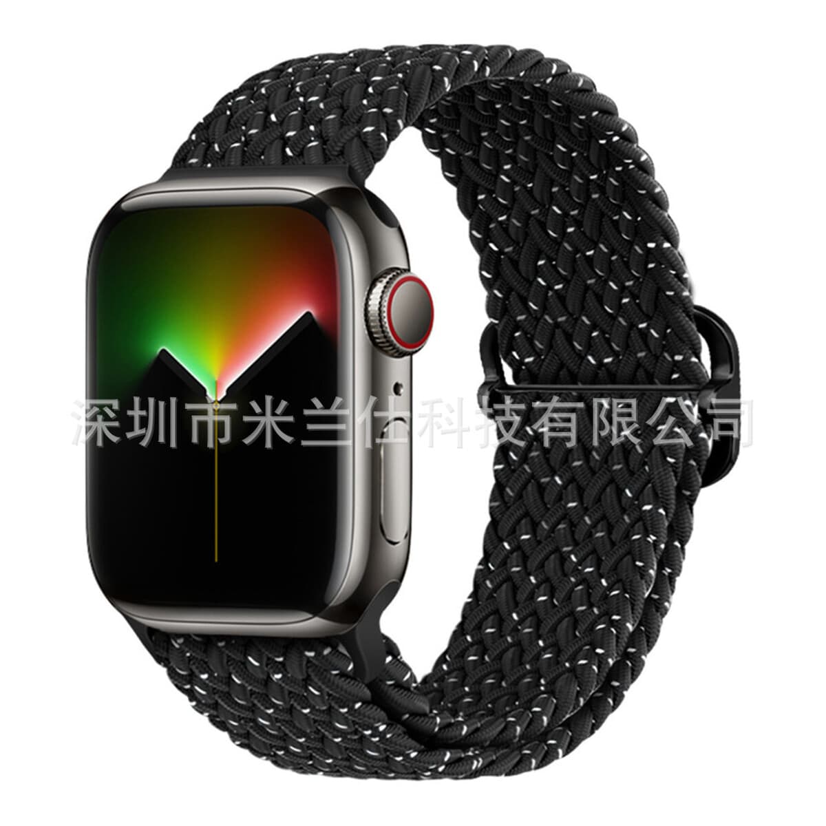 Нейлоновый плетеный ремешок для Apple iWatch 45678910, Apple Ultra 2, эластичный ремешок с застежкой-слайдером S11