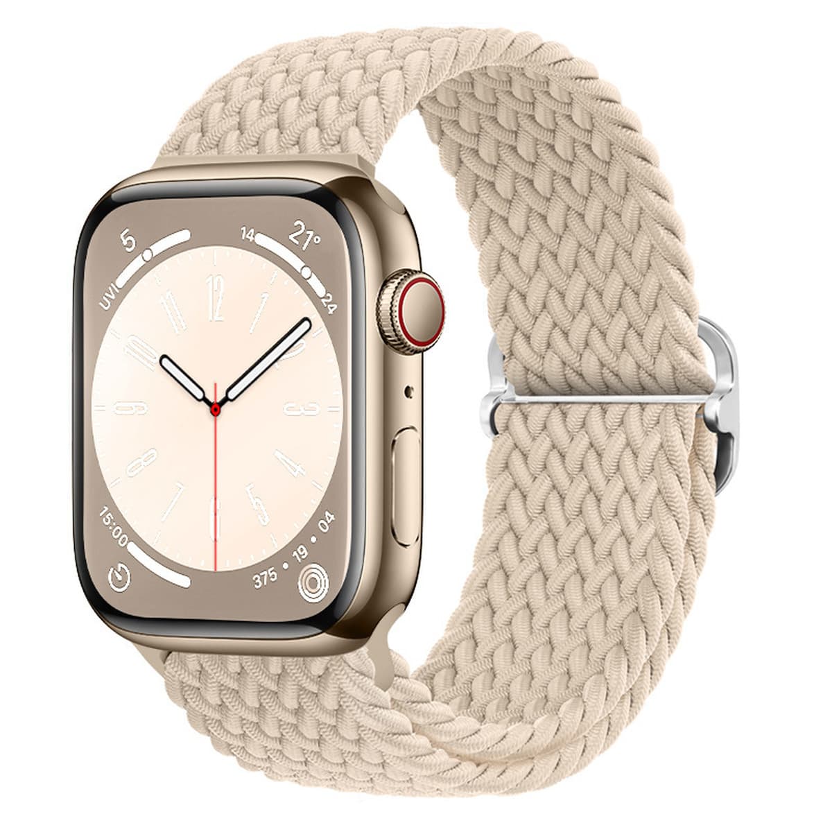 Нейлоновый плетеный ремешок для Apple iWatch 45678910, Apple Ultra 2, эластичный ремешок с застежкой-слайдером S11